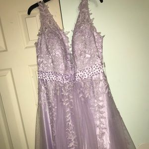 Lavender Prom Dress